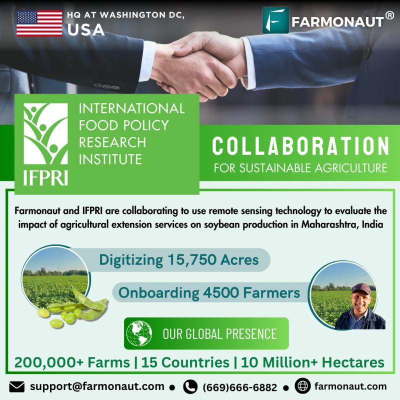 Farmonaut and IFPRI Partner to Boost Soybean Production with Advanced Remote Sensing Technology