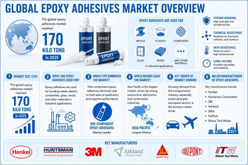 Global epoxy adhesives Market & Forecast Analysis, 2018-2034