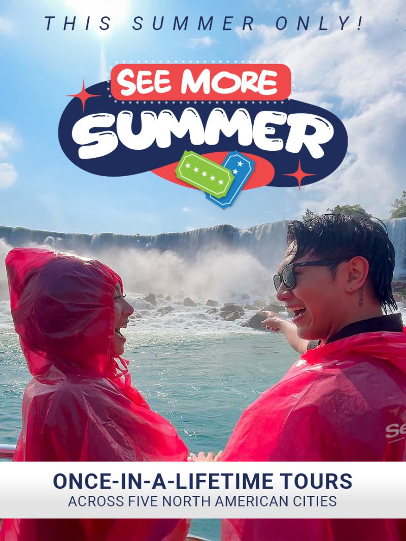 See More Summer: Free Tour Bonuses Now Available in Niagara, Toronto, Montreal, and New York City