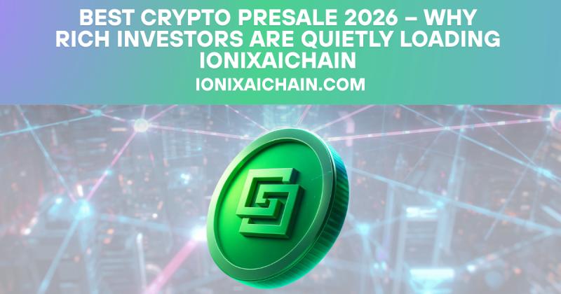 Best Crypto Presale 2026 - Why Rich Investors Are Quietly Loading