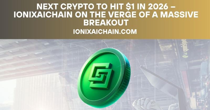 Next Crypto To Hit $1 in 2026 - IonixAIChain On the Verge of