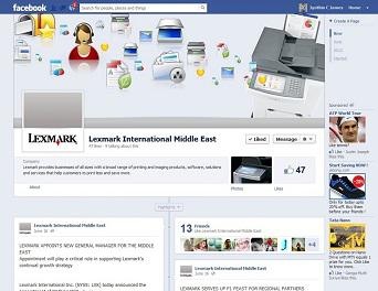 Lexmark Middle East announces launch of official Facebook page