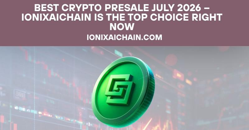 Best Crypto Presale July 2026 - IonixAIChain Is the Top Choice