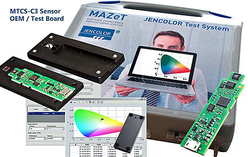 MTCS-C3 Colorimeter: Test system for LED quality control, color measurement and more