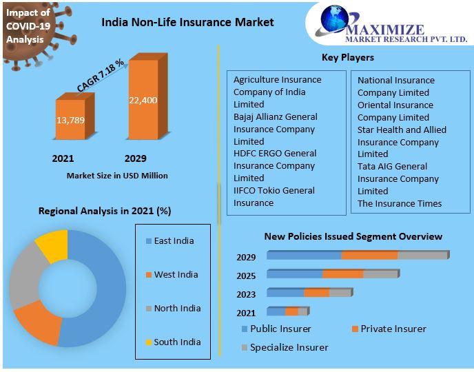 India Non-Life Insurance Market Valued at US$13.789 Bn, to Reach