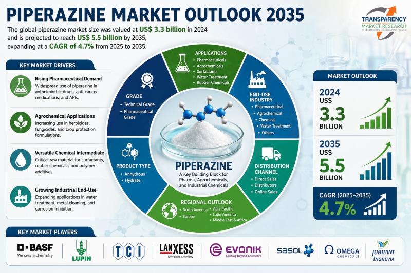 Piperazine Market Outlook 2035