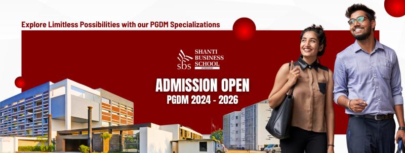 Business School (SBS), a premier management institute, is excited to announce that admissions are now open for PGDM students