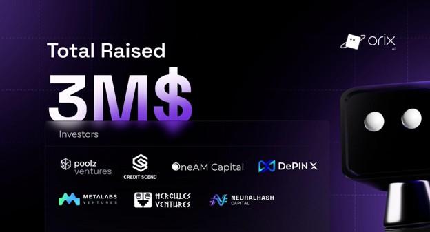 Orix AI Secures $3M Backing to Build the Fastest On-Chain AI Agent