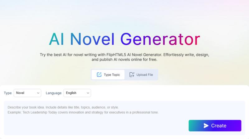 FlipHTML5 Debuts an AI Novel Creator That Turns Ideas Into Finished Books