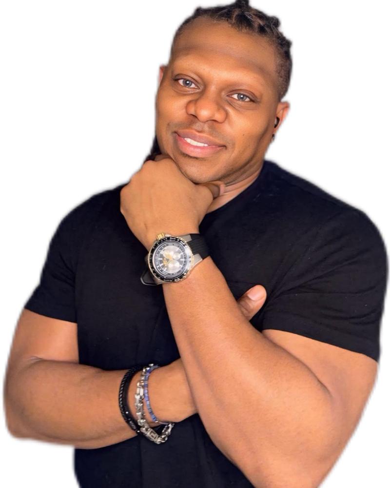 DJ Ku Rx performs at Choctaw Landing Resort's pool party residency, Hochatown, Oklahoma, July 2026.