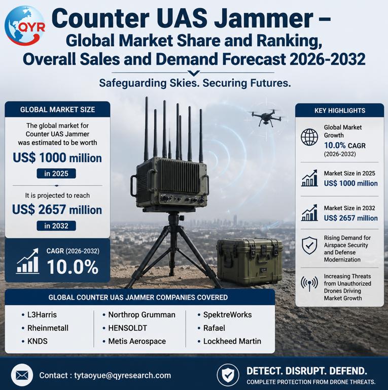 Counter UAS Jammer Global Market 2026-2032: Size Dynamics, Key