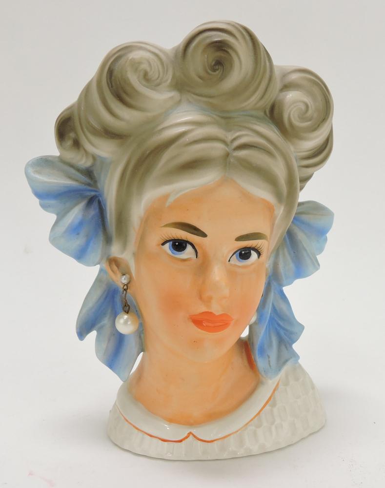 Lady Head Vase Collection of Maddy Gordon will be Sold Online,