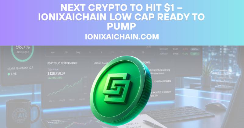 Next Crypto to Hit $1 - IonixAIChain Low Cap Ready to Pump