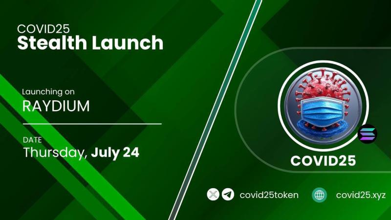 COVID-25 Token Launches: A Community-Driven Meme Token and Ecosystem on Solana