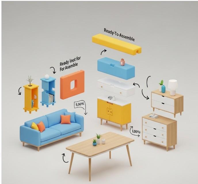 Ready-to-Assemble Furnitures Market Is Going to Boom | Major Giants Costway, Wayfair