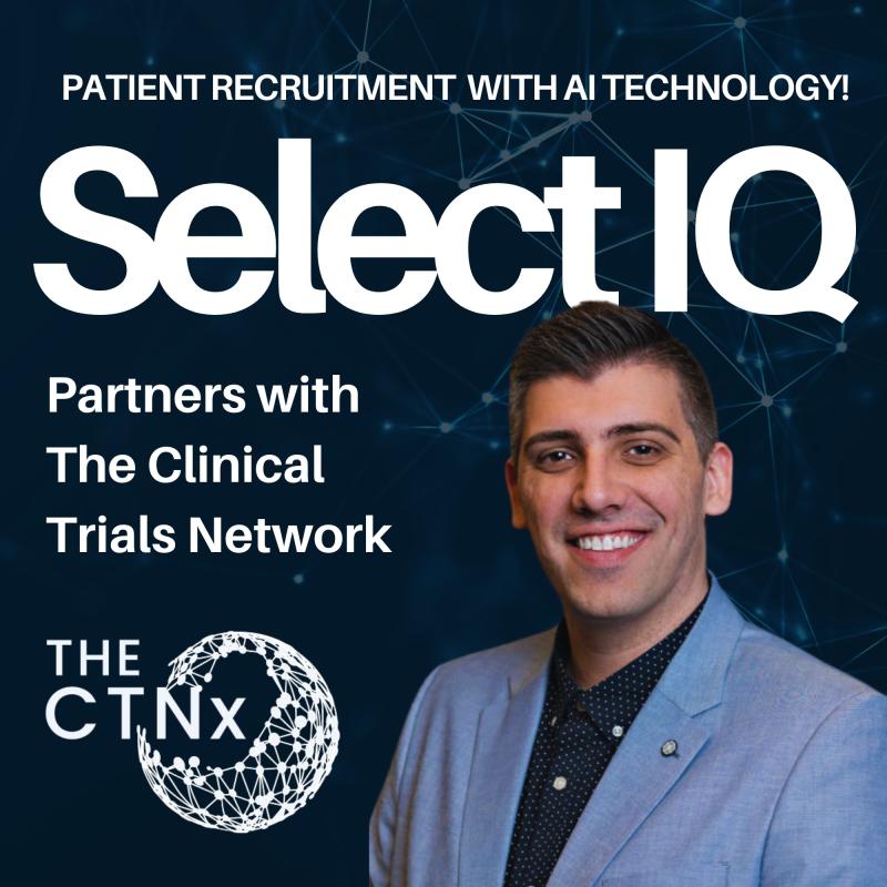 The Clinical Trials Network (CTNx) has forged a partnership with SelectIQ to transform patient recruitment for clinical trials.