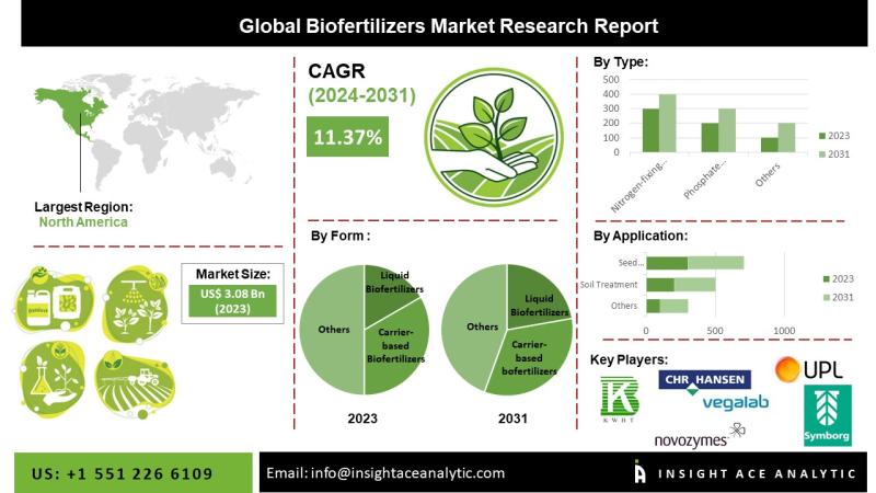 Biofertilizers Market Top Players - National Fertilizers Limited, MADRAS FERTILIZERS LIMITED, International Panacea Limited, LALLEMAND Inc., Kan bossy.
