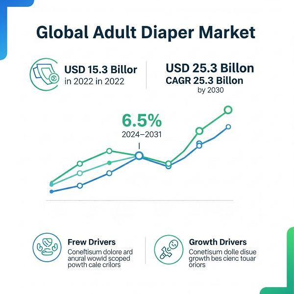 Adult Diaper Market Trends: Sustainable and Skin-Friendly Product Design | Key Players- Procter & Gamble, Kimberly-Clark, Ontex, Hengan International Group Co. Limited,