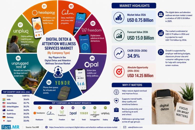 Digital Detox & Attention Wellness Services Market