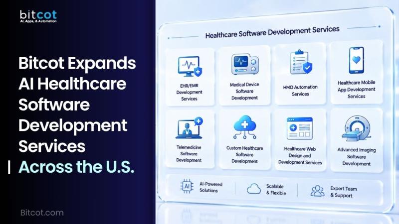 Bitcot expands AI-driven healthcare technology services to support U.S. providers with secure digital health innovation.