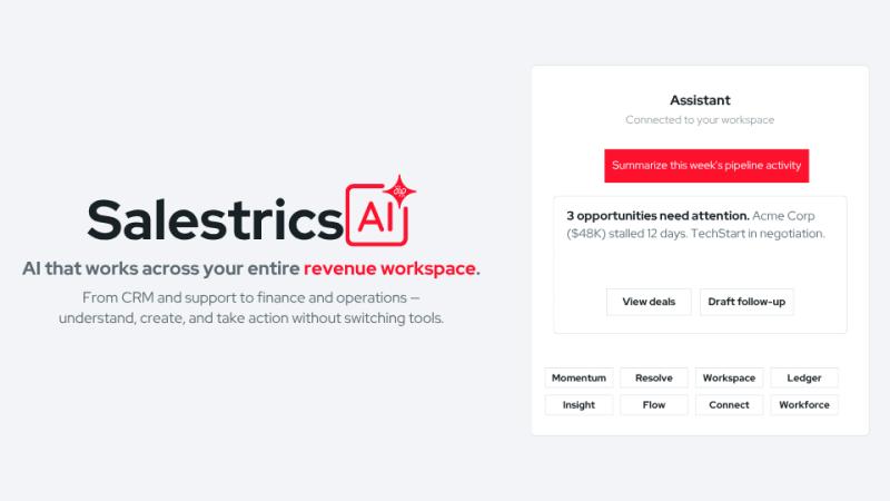 Salestrics AI Launches July 23rd on Product Hunt; Test Now at ai.salestrics.com
