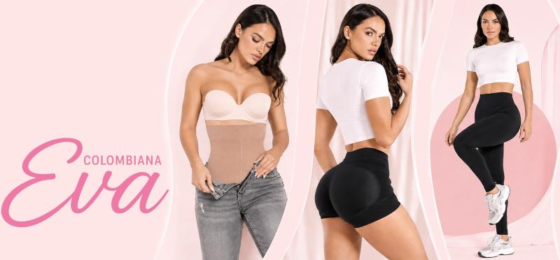 Colombiana Eva Banner - Authentic Colombian shapewear, fajas, curve-enhancing jeans and leggings