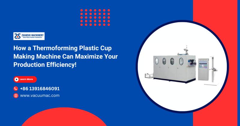 Thermoforming Plastic Cup Making Machine