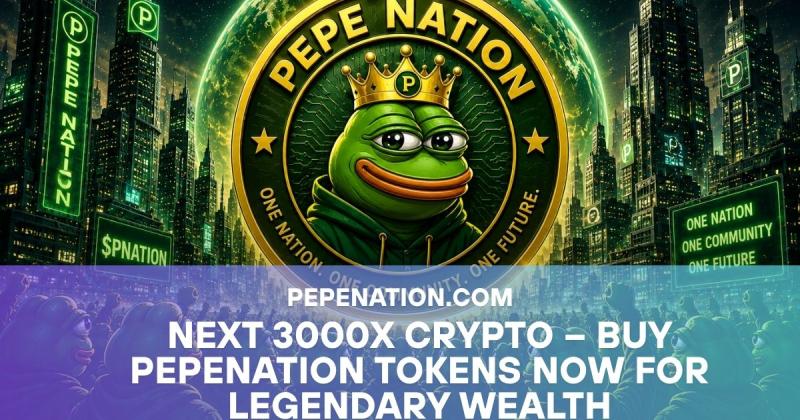 Next 3000x Crypto - Buy PepeNation Tokens Now for Legendary