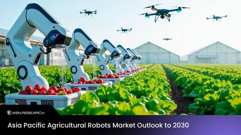 Asia Pacific Agricultural Robots Market to reach USD 7.56 billion by 2030, driven by drones, AI and farm labor shortages.