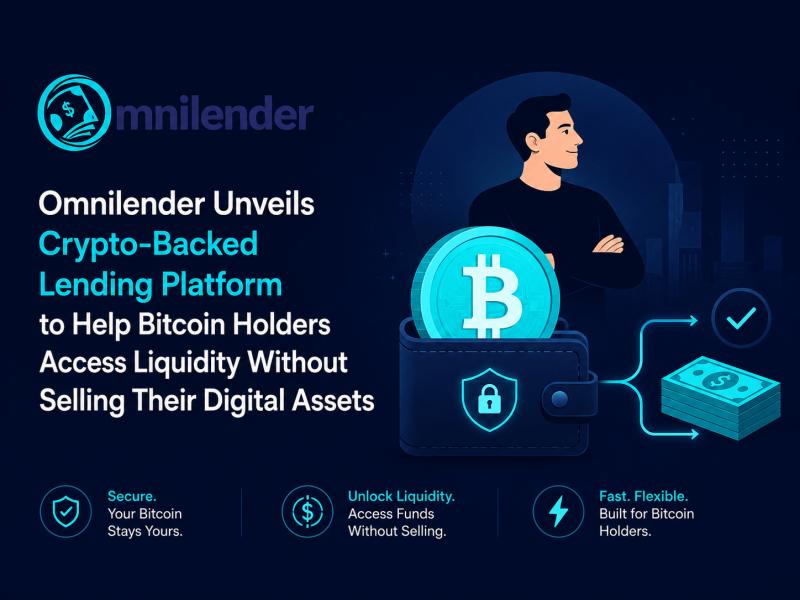 Omnilender Unveils Crypto-Backed Lending Platform to Help