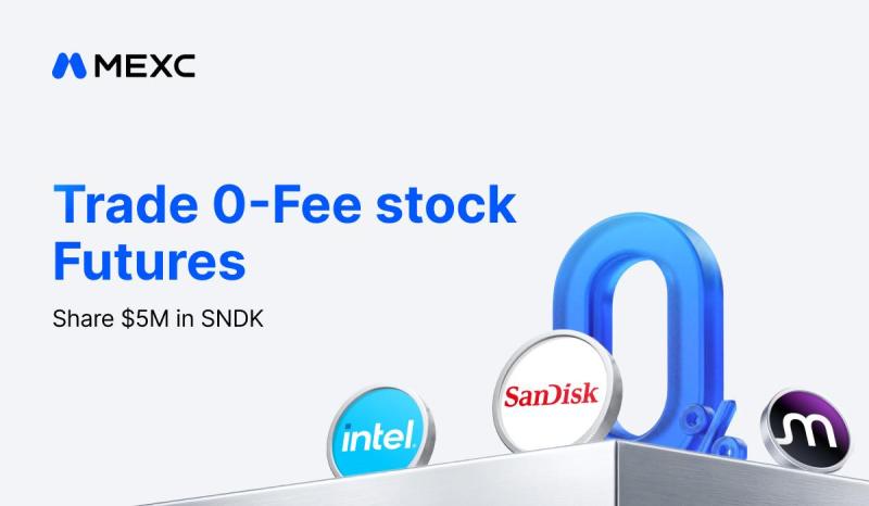 MEXC Launches 0-Fee Stock Futures Campaign With $5,000,000 SNDK
