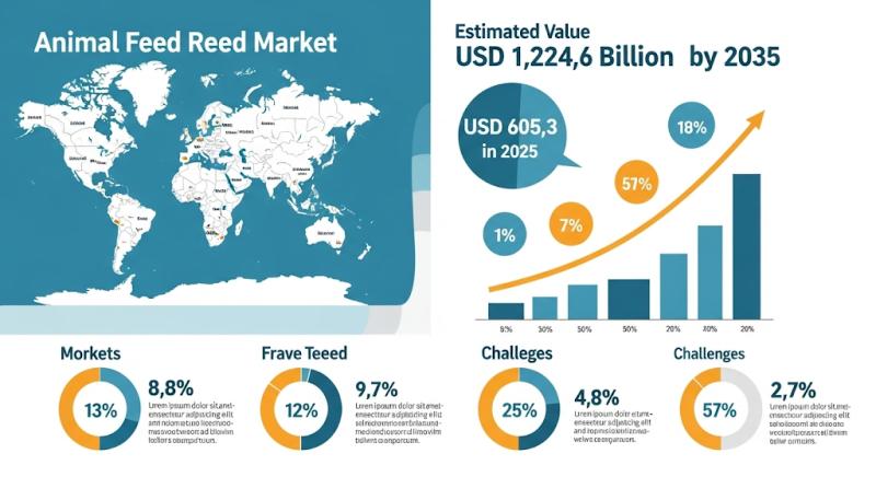Global Animal Feed Market Set to Double by 2035 on the Back of Protein Demand and Technological Advancements