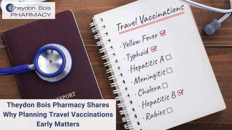 Theydon Bois Pharmacy Shares Why Planning Travel Vaccinations Early Matters
