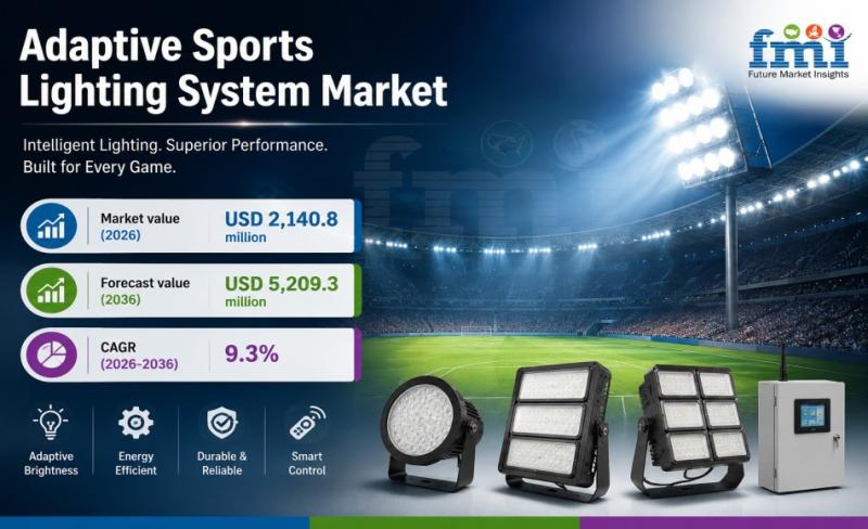 Adaptive Sports Lighting System Market Set to Surpass USD