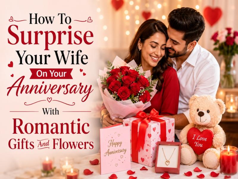 How To Surprise Your Wife On Your Anniversary With Romantic Gifts, Beautiful Flowers, And Heartfelt Love She'll Cherish Forever.