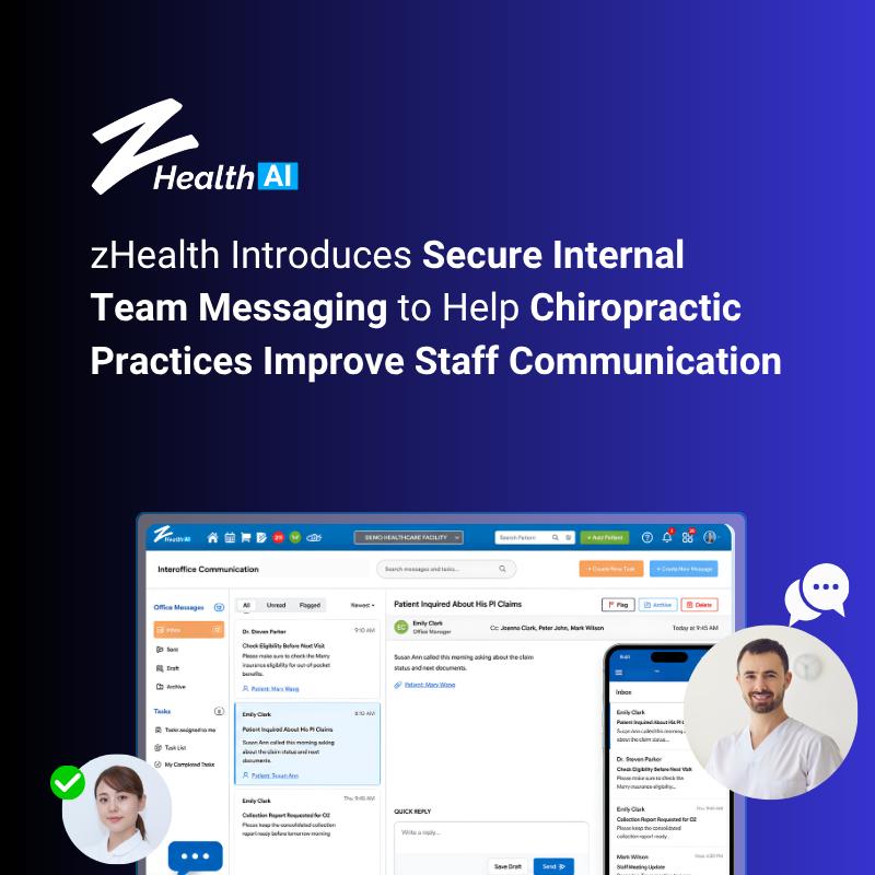 zHealth Introduces Secure Internal Team Messaging to Help