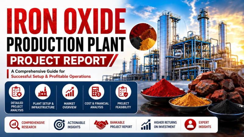 Iron Oxide Production Plant DPR - 2026: Investment Cost, Market