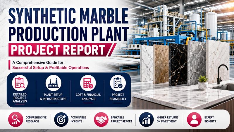 Synthetic Marble Production Plant DPR & Unit Setup - 2026: