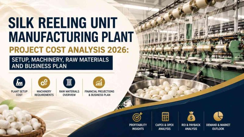 Silk Reeling Unit Manufacturing Plant Cost Report 2026: Setup,
