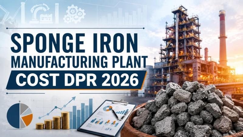 Sponge Iron Manufacturing Plant DPR 2026: Cost Optimization,