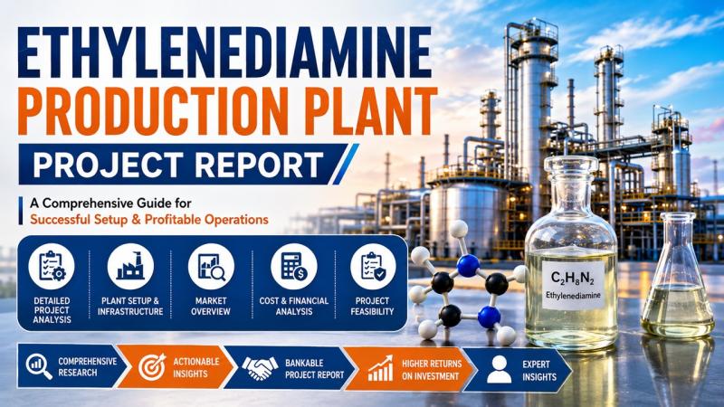 Ethylenediamine Production Plant DPR 2026: Investment Cost,
