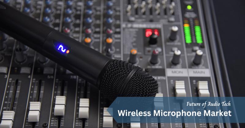 Wireless Microphone Market to Reach USD 4,032.79 million by 2032, Growing at a CAGR of 6.34% says Credence Research