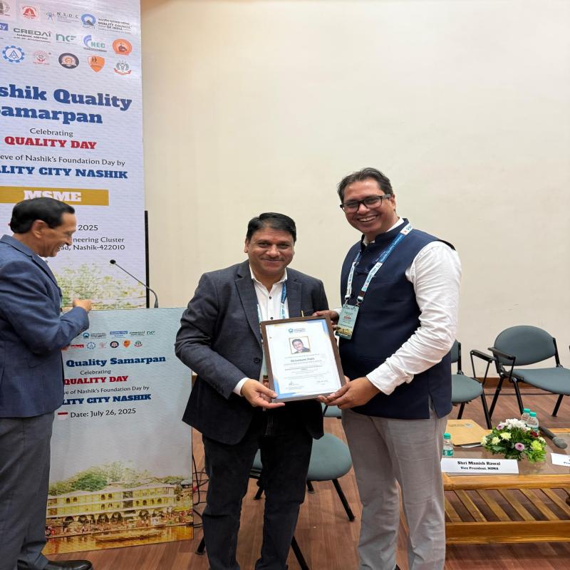 Shreekant Patil Appointed as Member of the Quality Promotion and Advisory Committee (QPAC) BY QCI