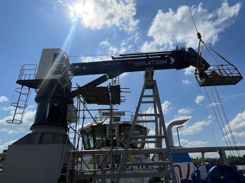 MAXTECH port and marine cranes and lifting attachments, made in Wuxi, China, for global terminals and marine projects.