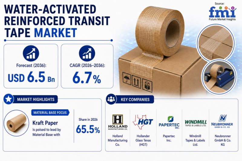 Water-Activated Reinforced Transit Tape Market