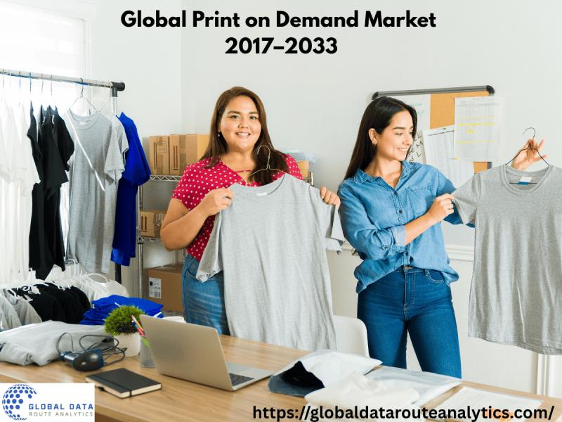 Print on Demand Industry Trends in E-Commerce and Apparel 2017 to 2033