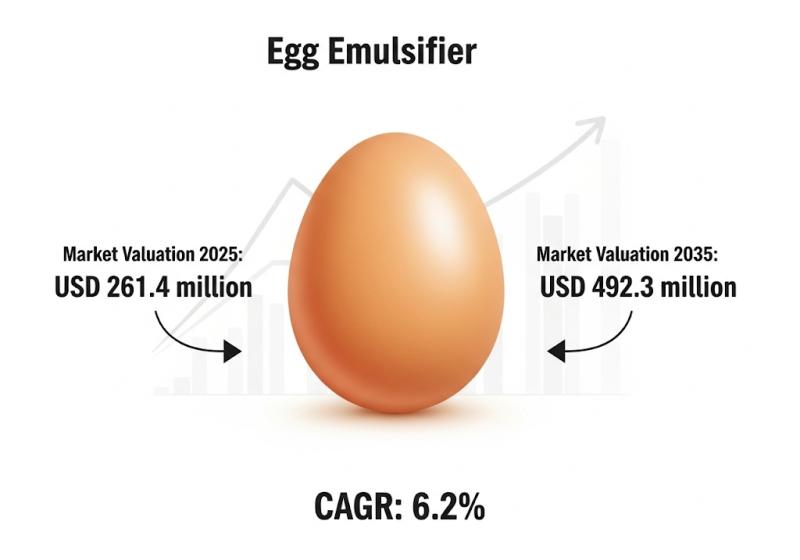 Egg Emulsifier Market Size, Share, and Forecast Outlook 2025 to 2035: Growth intelligence with Dalian Hanovo Foods Co. Ltd., Interovo Egg Group BV, SANOVO TECHNOLOGY GROUP, IGRECA, Wulro BV, Bouwhuis Enthoven, Rembrandt Enterprises, Rose Acre Farms, Kewpi
