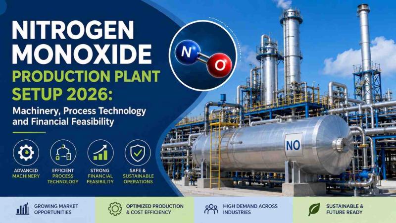 Nitrogen Monoxide Production Plant Setup Cost 2026: Machinery,