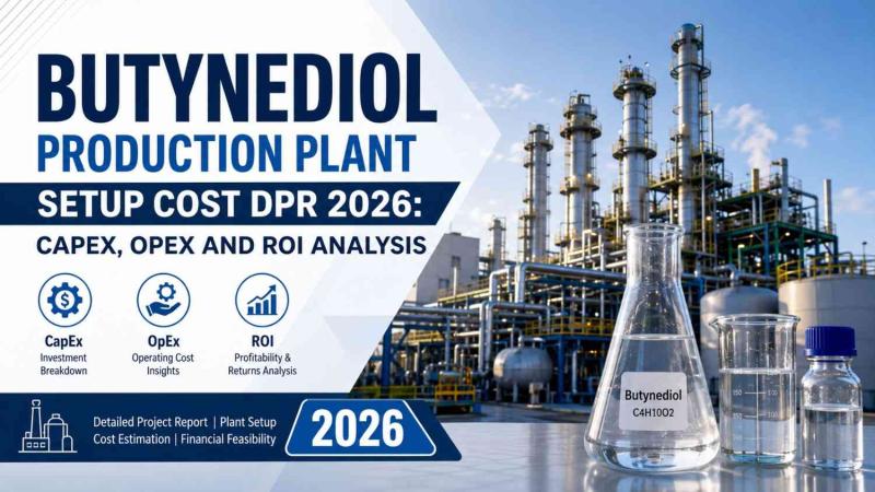 Butynediol Production Plant Setup Cost DPR 2026: CapEx, OpEx