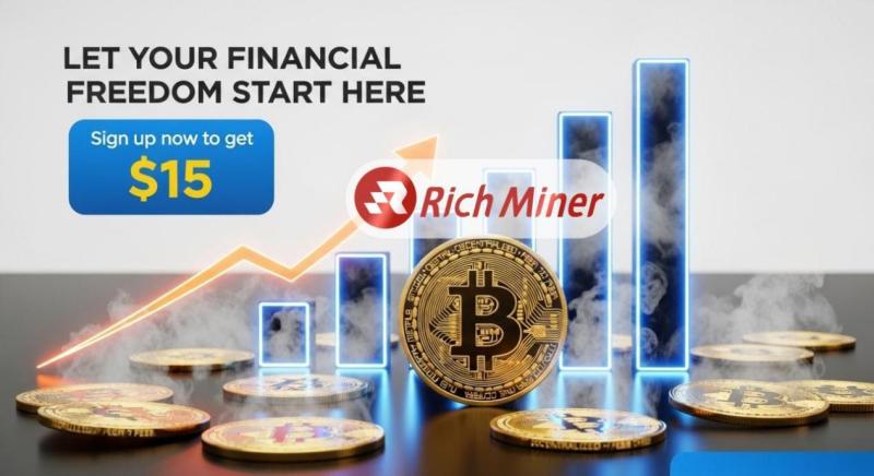 Earn daily passive income with RICH Miner's secure, eco-friendly crypto mining-no hardware or expertise required!